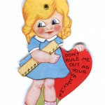 vintage valentine: mechanical ruler